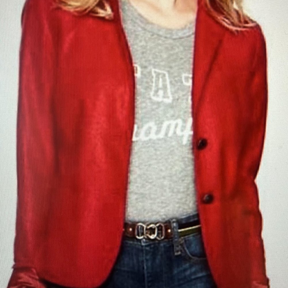Red GAP The Academy Blazer EUC Size 8